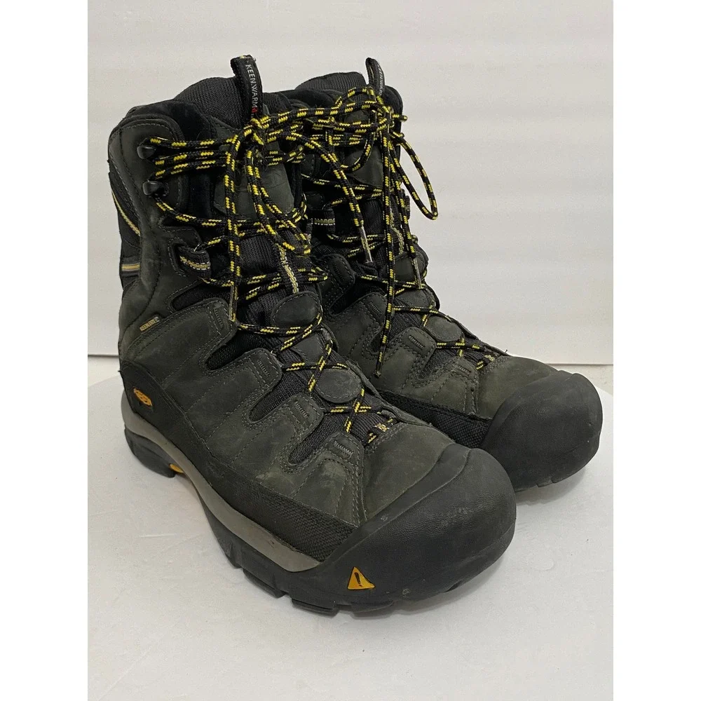KEEN Summit County Men's 9 Winter Hiking Boots Waterproof Insulated Black